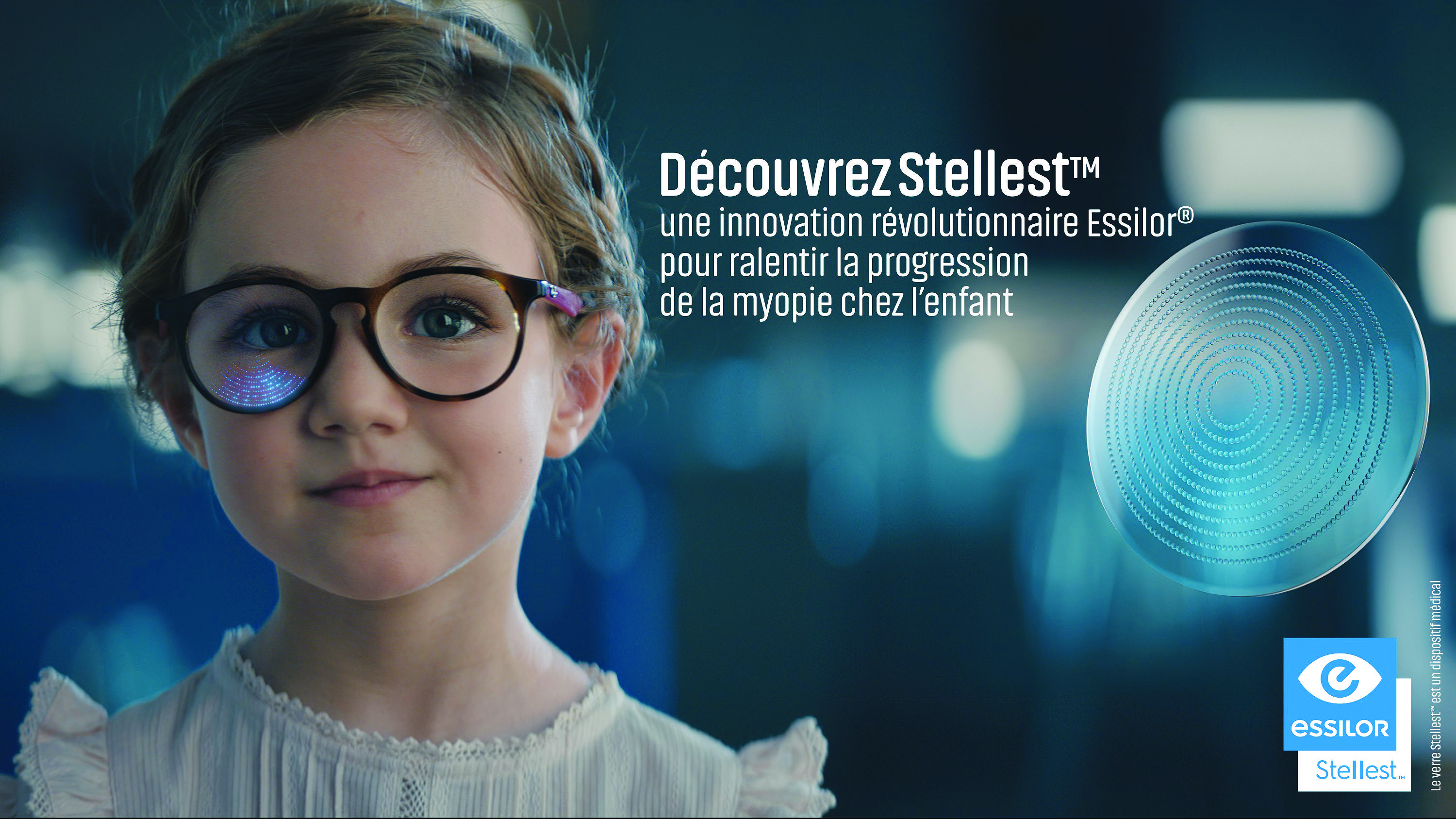 Verres Stellest Freinez la myopie des enfants avec les verres Stellest. d